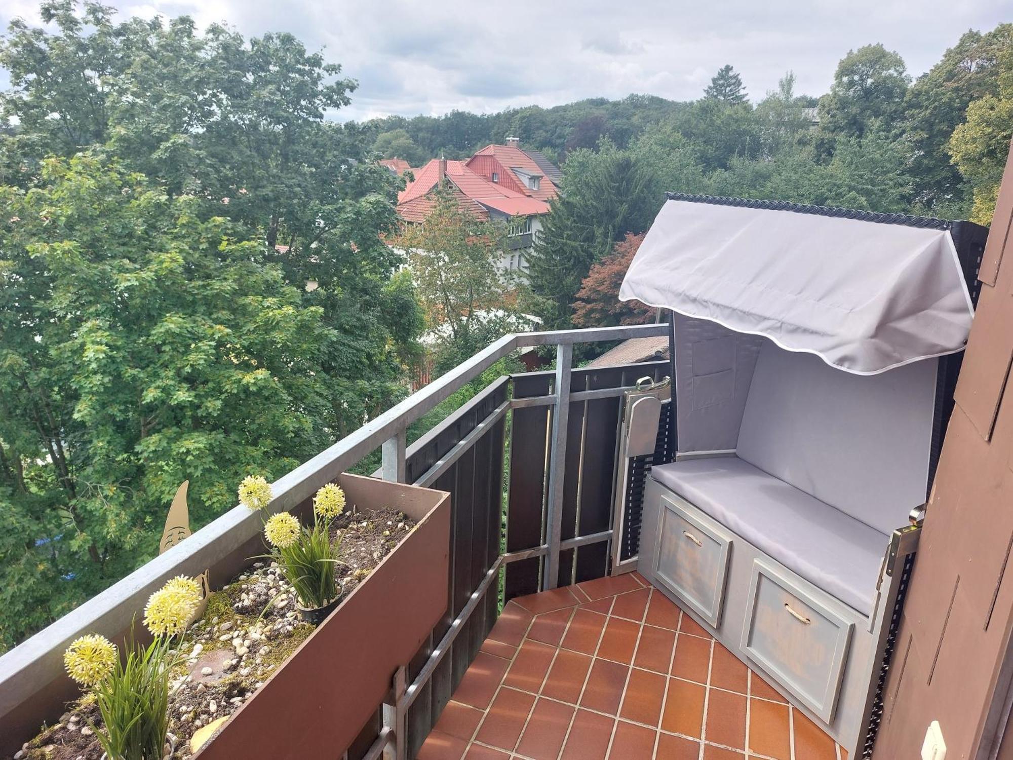 Ferienwohnung Gipfelglueck Mit Fernblick Und Strandkorb 巴特萨克萨 外观 照片